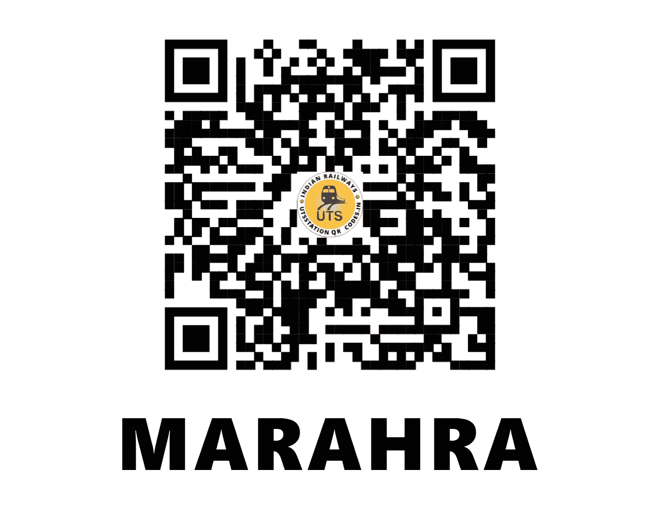 UTS QR Code for MARAHRA - MHA - NE (UTTAR PRADESH)